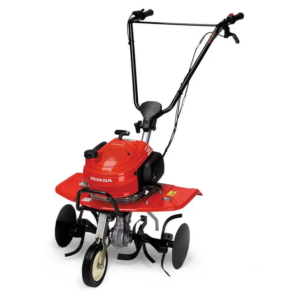 Motobineuse HONDA F 220 : compacte, légère et performante. Idéale pour potager, jardin, gazon et bordures. Moteur essence Honda GXV 57. Largeur 61,5 cm.
