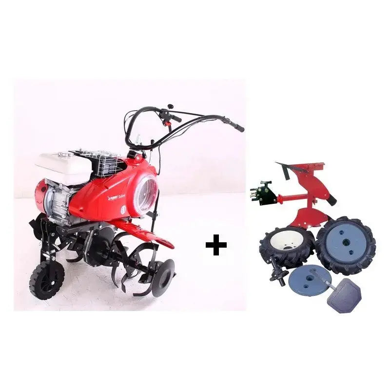 Motobineuse PUBERT VARIO 65 B C3 AVEC KIT LABOUR : moteur Briggs & Stratton 950, 6 fraises rotatives, 85 cm de largeur de travail, guidon réglable.