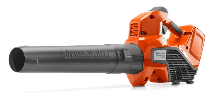 Souffleur HUSQVARNA 325iB Mark II à batterie 36V, léger et puissant. Parfait pour l'entretien pro.
