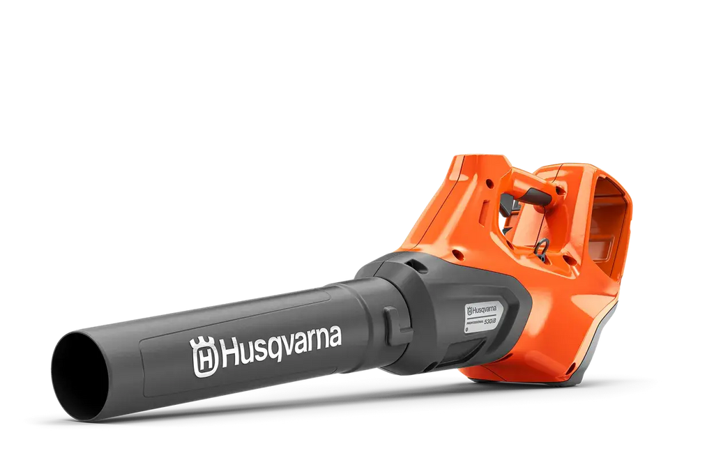 Souffleur HUSQVARNA 525iB à batterie 36V, puissant, léger et silencieux. Débit 800 m³/h.