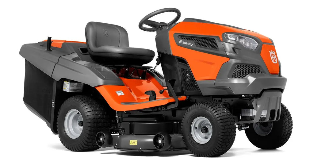 Tondeuse autoportée HUSQVARNA TC 242 TX, moteur Kawasaki 21,7 CV, coupe 108 cm, bac 320 L, hydrostatique, confort optimal