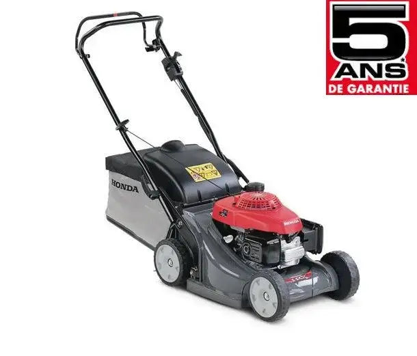 Tondeuse thermique Honda HRX 426 PDEA poussée, moteur 160 cm³, coupe 42 cm, bac 60 L. Ergonomique, fiable, silencieuse. Idéale pour jardinier exigeant, jusqu'à 800 m².
