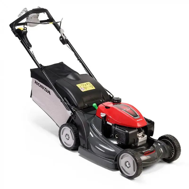 Tondeuse thermique Honda HRX 476 VYE – 47 cm, bac 69 L, moteur GCVx 170, mulching et rotostop. Tractée à vitesse variable. Pour terrains jusqu’à 1500 m². Garantie 5 ans.