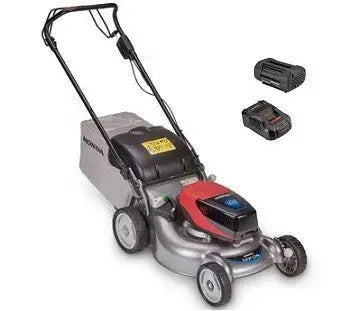 Tondeuse à batterie Honda HRG 466 XBS – 46 cm, bac 55 L, éjection arrière ou latérale, pack avec batterie 6 Ah et chargeur. Parfaite pour tondre jusqu’à 730 m², silencieuse et maniable.