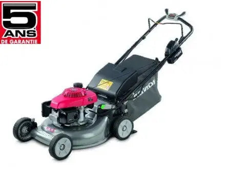Tondeuse Honda HRG 536 VLEH / VLEA – thermique tractée 53 cm avec moteur GCV 160, démarrage électrique, bac 83 L, mulching intégré. Idéale pour 1800 m².