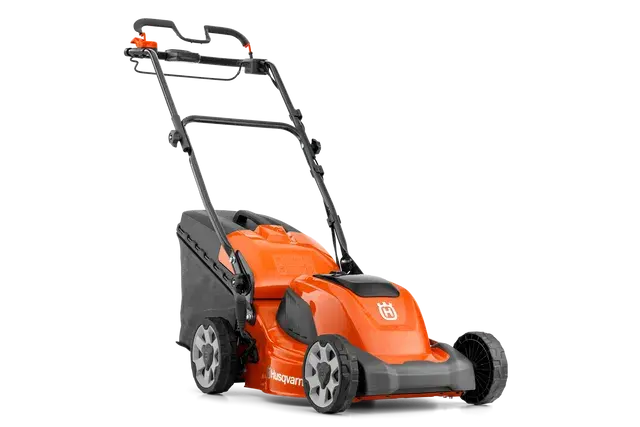 Tondeuse HUSQVARNA LC 141 i 41 cm, à batterie, robuste et silencieuse avec bac 50 L.