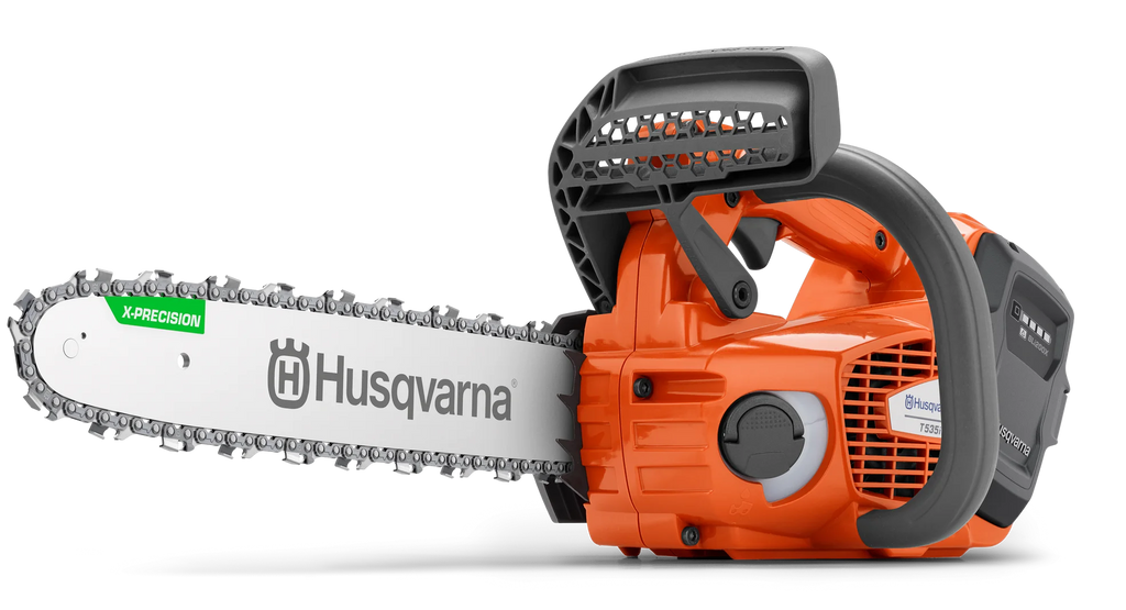 La tronçonneuse HUSQVARNA T 535 IXP est idéale pour l’élagage pro, légère, précise et sans fil. Livraison rapide et gratuite en France.