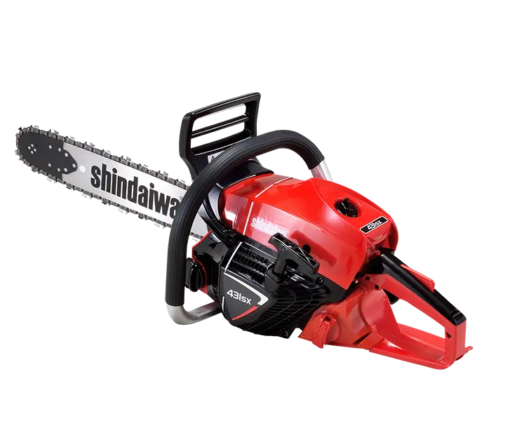 Tronçonneuse SHINDAIWA 431 SX 45 cm, puissante, légère et confortable pour l’abattage et l’élagage.