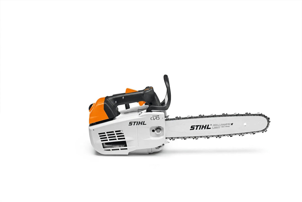 Tronçonneuse STIHL MS 201 TC-M : tronçonneuse élagueuse thermique 35 cm, 1,80 kW, moteur M-Tronic, 3,7 kg. Ultra performante et légère, parfaite pour les pros de l’élagage.