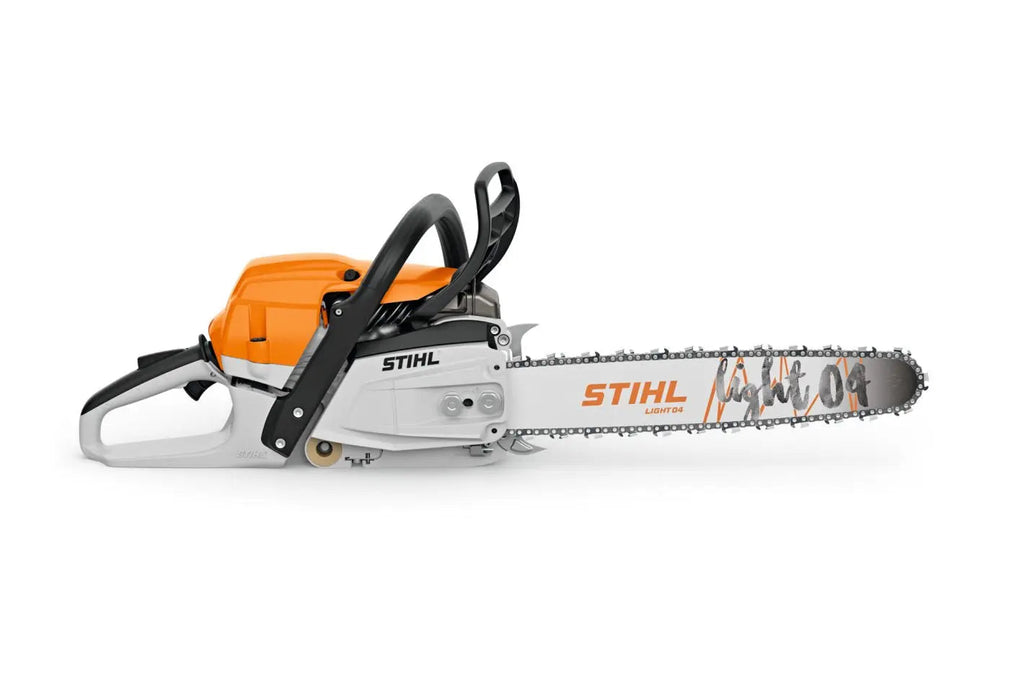 Tronçonneuse STIHL MS 261 C-M : thermique pro avec M-Tronic, 3,0 kW pour 4,9 kg. Coupe 40 ou 45 cm. Idéale abattage/ébranchage. Livrée avec 2 chaînes STIHL.