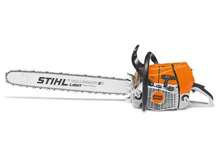 Tronçonneuse STIHL MS 661 C-M : tronçonneuse thermique pro 91,1 cm³, 5,4 kW, coupe jusqu’à 80 cm. M-Tronic, carter magnésium, livrée avec chaînes et guide.
