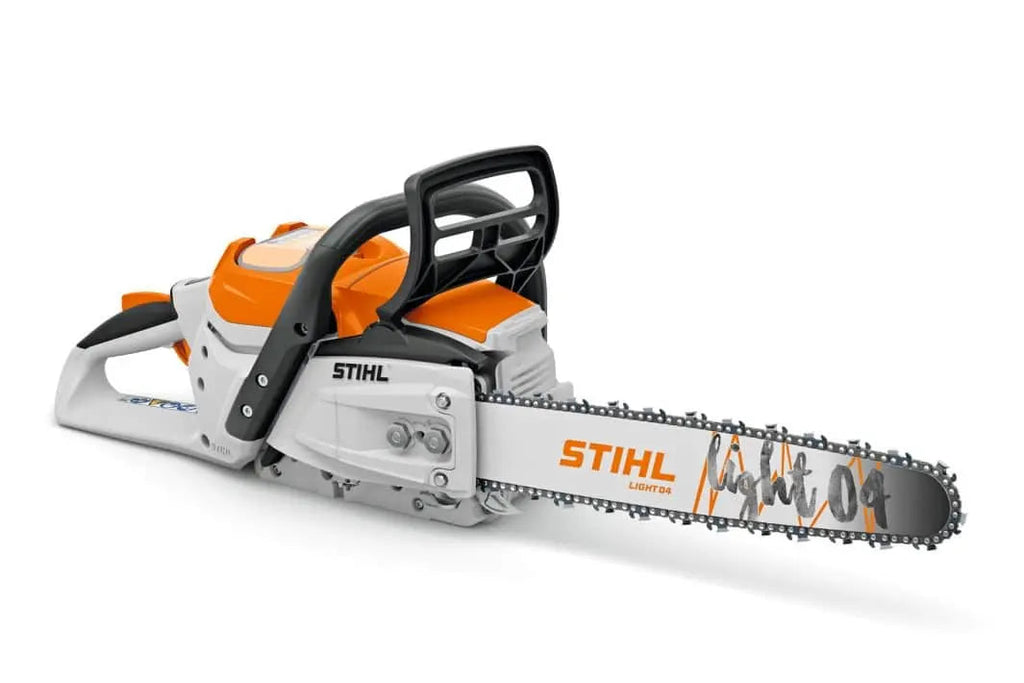 Tronçonneuse STIHL MSA 300 C-O : tronçonneuse à batterie 36V, 40 cm, moteur EC, chaîne .325", 4,5 kg. Puissante, silencieuse, parfaite pour les professionnels et les travaux exigeants.