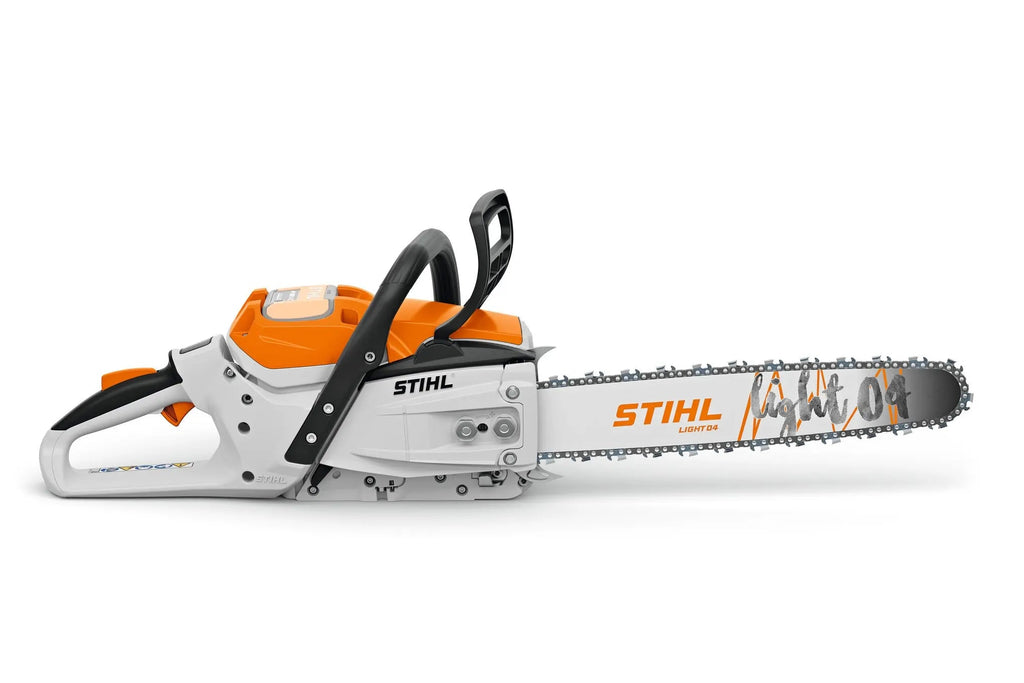 Tronçonneuse STIHL MSA 300 C : tronçonneuse à batterie 36V, coupe 40 cm, chaîne .325", moteur EC, 4,5 kg. Puissante, silencieuse et idéale pour professionnels et particuliers.