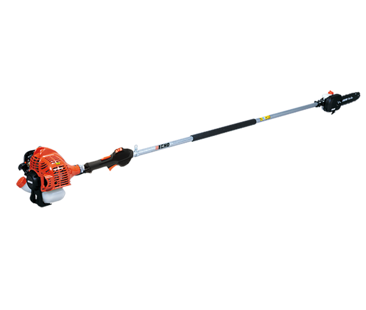 Tronçonneuse ECHO PPF 236 ES thermique, coupe 25 cm, portée jusqu’à 3,35 m. Compacte, légère et performante.
